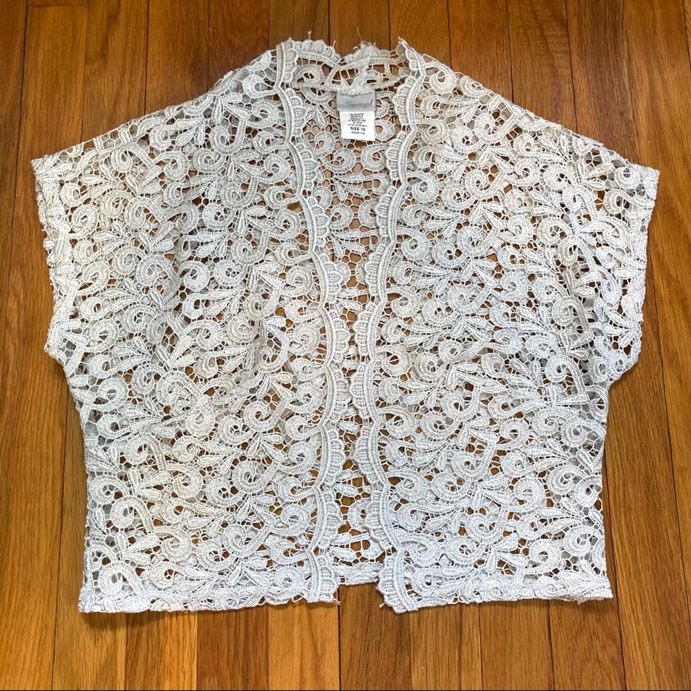 Sparkly Silver Bolero Jacket